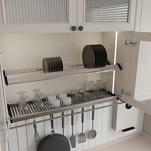 TECNOINOX TECNOINOX Сушка INOXMATIC CUBE, распашной фасад 900 мм, нержавеющая сталь