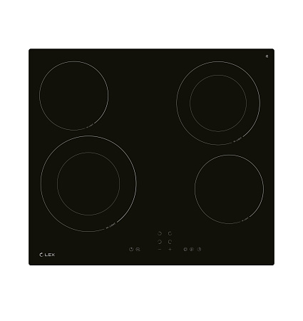 Lex Lex EVH 642A BL панель стеклокерамическая электрическая