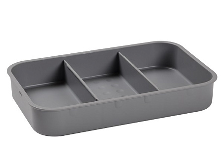 NinkaPlast NinkaPlast Крышка с тремя отделениями для мелочей для системы MOBIL, серый