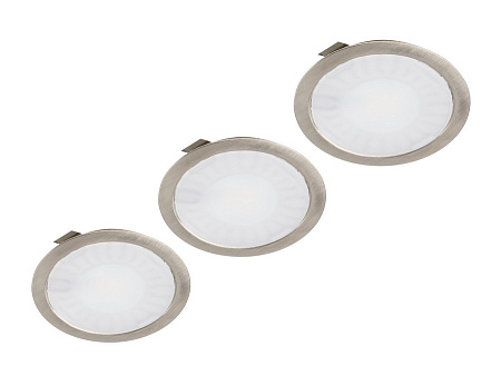 Forma e Funzione Forma e Funzione Комплект из трансформатора и 3-х врезных светодиодных светильника SUN, 24V, дневной, сталь