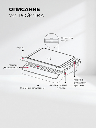 Lex LEX LXGR 5006 электрогриль, черный
