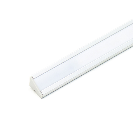 DLIGHT DLIGHT Светодиодный светильник ANGLE без выключателя, кабель СПРАВА, 9.6 W/м, холодный, алюминий