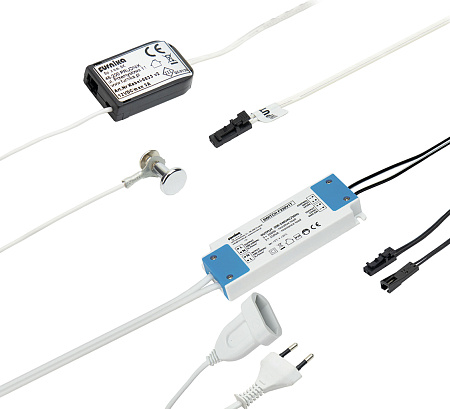 Furnika Furnika Комплект из врезного сенсорного выключ-ля TOUCH SWITCH и универ-го блока управ-ния SWITCH F230, хром