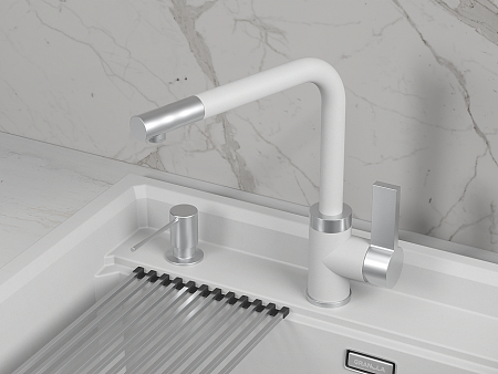 Granula GRANULA 5504, АРКТИК (БЕЛЫЙ), СМЕСИТЕЛЬ КУХОННЫЙ