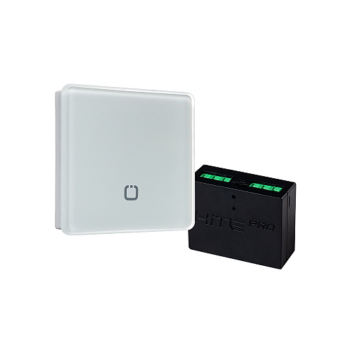 Hite Pro Hite Pro Комплект из сенсорного радиовыключателя SN-R1 и радиореле Relay-1, белый/черный