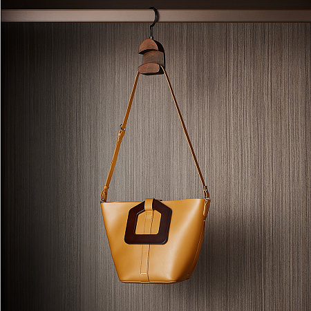 Duslar Duslar Вешалка CINDY с держателем для сумок, орех