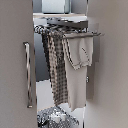 Duslar Duslar Выдвижная брючница KELLY, ширина 340 мм, антрацит