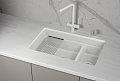 Granula GRANULA KS-7304iU, АРКТИК (БЕЛЫЙ), кухонная мойка, кварц