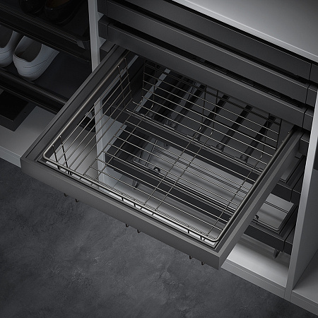 Duslar Duslar Выдвижная корзина DORA ULTRA, ширина 764-768 мм, антрацит