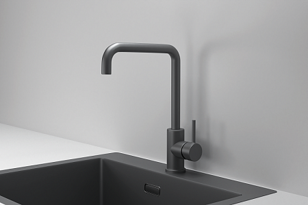 Granula KS-7110, ГРАФИТ МАТОВЫЙ, СМЕСИТЕЛЬ КУХОННЫЙ