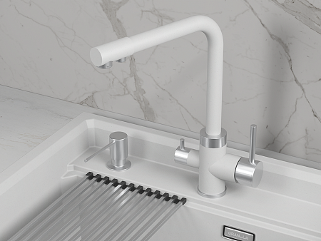 Granula GRANULA 5015, АРКТИК (БЕЛЫЙ), СМЕСИТЕЛЬ КУХОННЫЙ