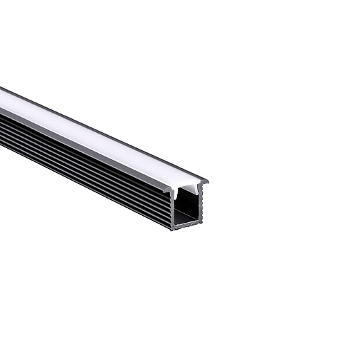 Duslar Duslar Комплект из алюминиевого профиля и рассеивателя DLIGHT PROFI, врезной, длина 3000 мм, антрацит/белый