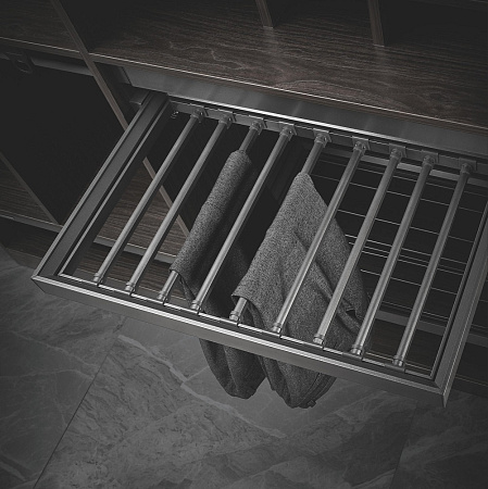 Duslar Duslar Выдвижная брючница RANGE ULTRA, ширина 664-668 мм, антрацит