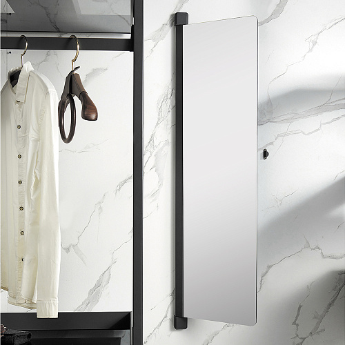 Duslar Duslar Поворотное зеркало LINDA, 312х25х1095 мм, черный