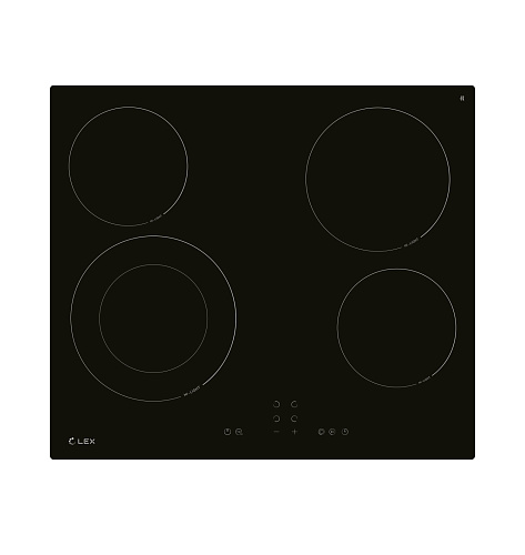 Lex Lex EVH 641A BL панель стеклокерамическая электрическая